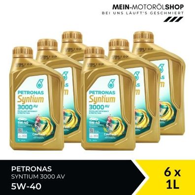 Petronas Syntium 3000 AV 5W-40 6x1 Liter
