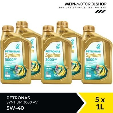 Petronas Syntium 3000 AV 5W-40 5x1 Liter