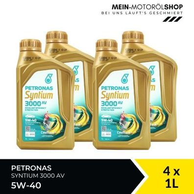 Petronas Syntium 3000 AV 5W-40 4x1 Liter