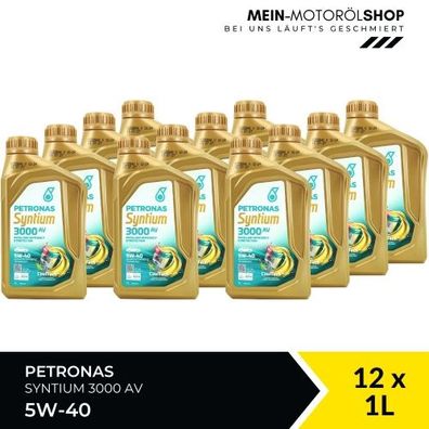 Petronas Syntium 3000 AV 5W-40 12x1 Liter