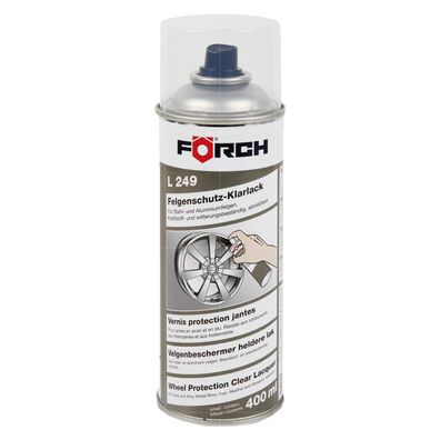 FOERCH L249 Felgenschutz Klarlack 0.4 LTR Reparaturlack Wetterschutz