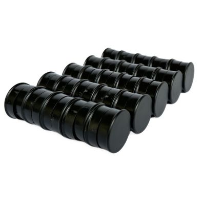 50 Stück Haftmagnet board, Magnete 24x8mm rund, schwarz – Starke Magnete für Büro, Kü
