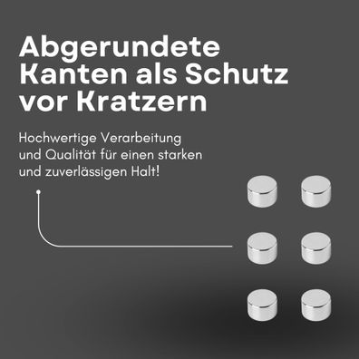 500 Stück Neodym Magnet Ø 8mm x 5mm - Starker Scheibenmagnet - N42 Supermagnet - Hohe