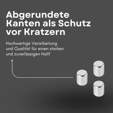 500 Stück Neodym Magnet Ø 5mm x 6mm - Starker Scheibenmagnet - N42 Supermagnet - Hohe