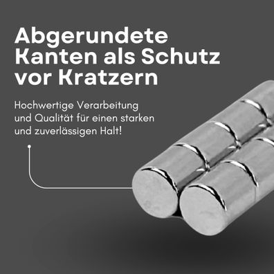 500 Stück Neodym Magnet Ø 2mm x 2mm - Starker Scheibenmagnet - N42 Supermagnet - Hohe