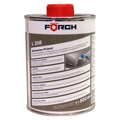 FOERCH L208 Schweissprimer 0.5 LTR Korrosionsschutz Überlackierbar Rostschutz