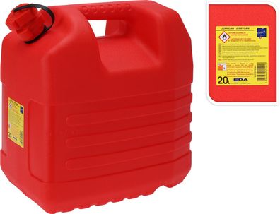 EDA Profi Benzinkanister 20l Reservekanister Kraftstoffkanister Dieselkanister mit Tr