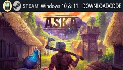 NEU PC Computer Spiel Aska für Windows 10 11 STEAM Download Code Game Key Email