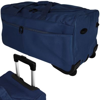 Trolleytasche XL 2 Rollen blau