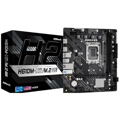 ASRock H610M-H2/M.2, D5, 1700 mATX, DDR5 retail