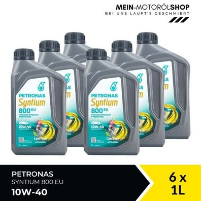 Petronas Syntium 800 EU 10W-40 SN 6x1 Liter
