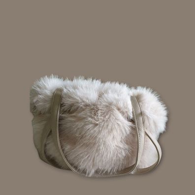 Kuscheliger Fell-Shopper - stylisch & super geräumig