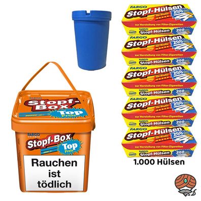 Fargo Stopf-Box 420g Volumentabak, 1000 Fargo Hülsen