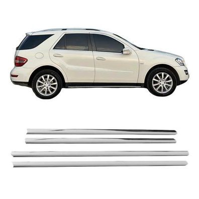 Fensterleisten Zierleisten für Mercedes ML W164 2005-2011 Edelstahl Chrom 4tlg
