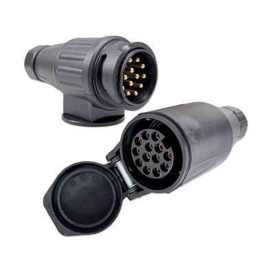 Anhängersteckersatz | 13-polig | 12V | fliegend | Stecker & Steckdose