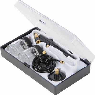 Silverline Feinarbeiten Hobby-Airbrush-Pistole mit Zubehör, 6-tlg. Satz 22 ml
