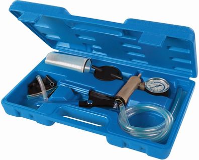 Silverline Kfz Werkzeug Vakuumtester und Bremsenentlüfter, 16-tlg. Satz 16-tlg