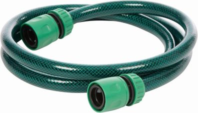 Silverline Gartenpflege Gartenschlauch mit zwei Verbindern 1/2-Zoll-Anschlussbuchse