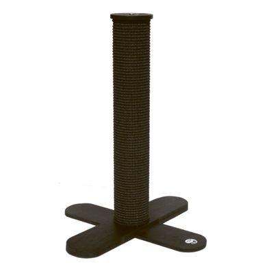 Active Cats Kratzstamm X-Tree, Schwarz - 80 cm Säule mit stabilem Sockel