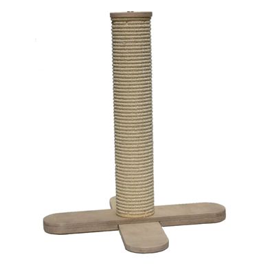 Active Cats Kratzstamm X-Tree, Natur - 80 cm Säule mit stabilem Sockel