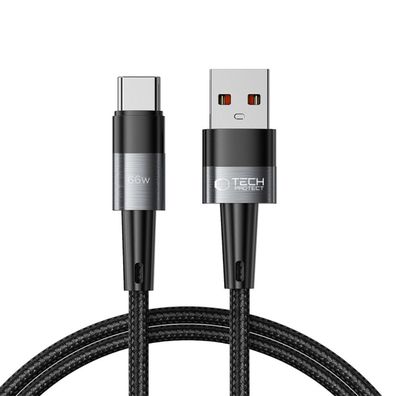 Tech-Protect UltraBoost USB-C auf USB-C Kabel 66W 6A 1m Grau