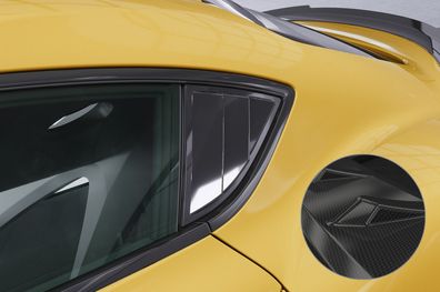 CSR Seitenscheibenblenden mit ABE für Toyota GR Supra (A90) SSB001-C Carbon Look Hoc