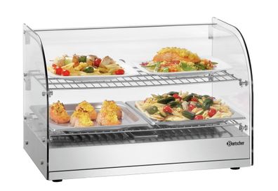Bartscher Heiße Theke Wärmetheke Warmhaltevitrine Auftisch 45 L 230V NEU
