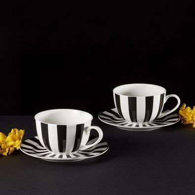 Kaffeeservice für 6 Personen Ribs 12-teilig Ambition