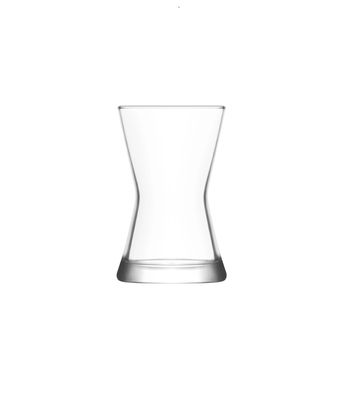 LAV Derin 6er-Set Teegläser 140 ml – Klassisch, transparent, für türkischen Tee