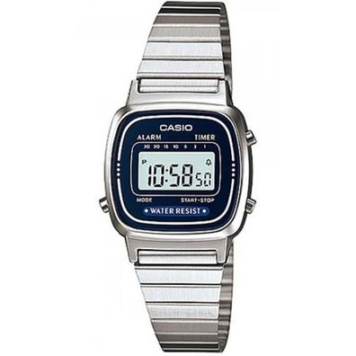 Casio Damen-Armbanduhr Vintage Digital Quarz Metall LA-670WA-2