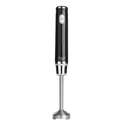 Adler AD 4617 Stabmixer 350 W - Ergonomischer Griff, Edelstahlklingen, Schwarz