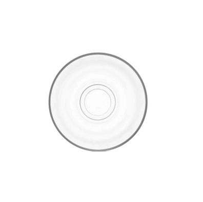 LAV Ajda 6-teiliges Teeglas-Unterteller - rund & transparent - 10 x 2,3 cm