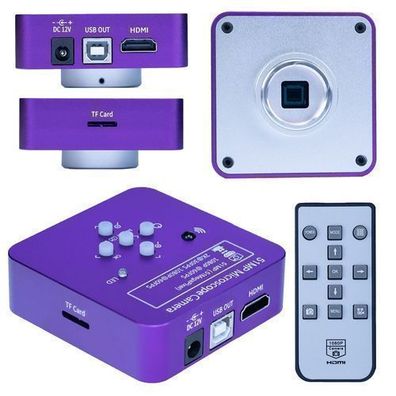 Puppis Mikroskopkamera Pink PRO 51MP – HDMI/USB | 2K/FullHD/4K, C-Mount