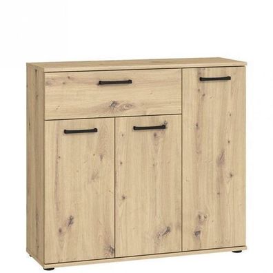 Kommode NIKO NIKK34 Sideboard Schrank Wohnzimmerschrank Aritsan Eiche