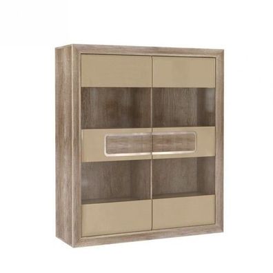 Vitrine Tiziano TZV54B Schrank Wohnzimmerschrank, Vitrinenschrank Beleuchtung