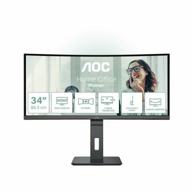 AOC 86,0cm (34"), CU34P3CV, 21:09, HDMI+DP+USB-C VA Curved retail