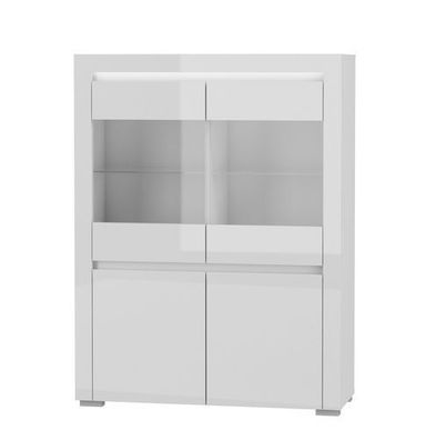 Vitrine 106 cm Alaska AAW-1 Wohnzimmer Schrank Vitrinenschrank