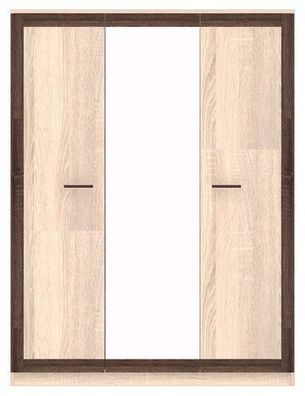 Kleiderschrank BOSS BS-22 Schrank 150x198x52 cm 3 türiger Spiege