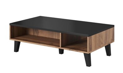 Moderne Eiche/ Schwarz Couchtisch Lotta 110 cm