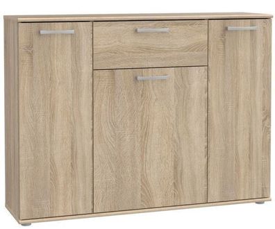 Kommode NIKO NIKK35 Wohnzimmerschrank Sideboard (Sonoma Eiche)