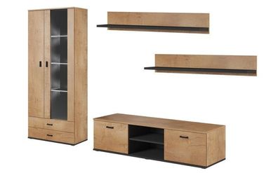 Moderne Wohnwand SOHO 11 mit LED-Beleuchtung