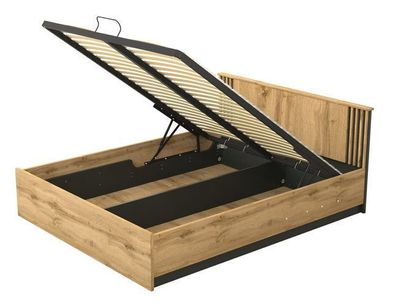 Bett 160x200 cm Lamelo LA26 Betgestelle Bettrahmen Lift Lattenrost Bettkasten