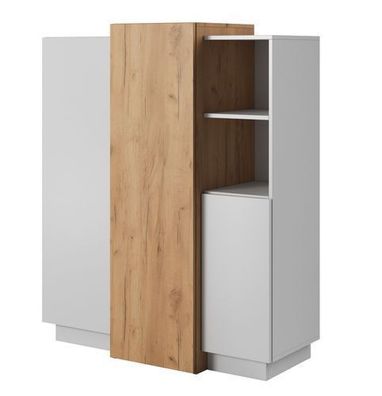 Kommode 3D Schrank 3 türiger Hochschrank Highboard