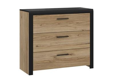 Kommode mit 3 Schubladen Dalate DQLK211 Schlafzimmer Schubladenkommode