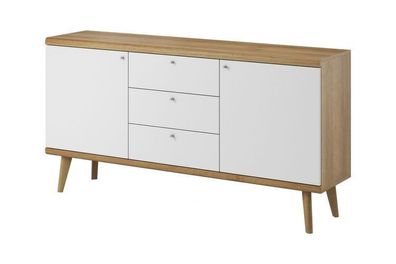 Kommode Primo PKSZ160 Sideboard 160 cm breit 2 Türen 3 Schubladen