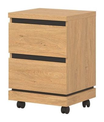 Rollcontainer ATE 09 Schreibtischcontainer cm 2 Schubkästen