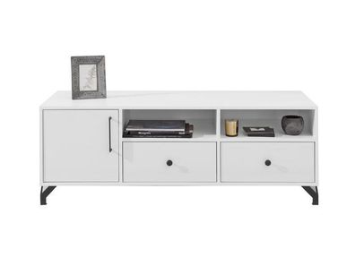 Fernsehschrank Bergen BE8 Lowboard Unterschrank 2 Schubladen 1 Tür