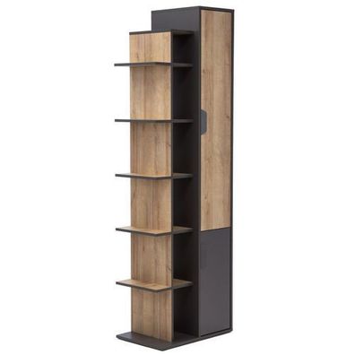 Regal mit Tür Nano NA4 Bücherregal Schrank Hochsrank