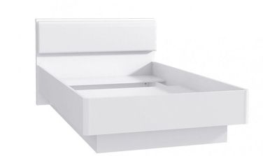 Bettgestelle Snow SNWL222 Bettrahmen Bett Jugendbett Weiß 120x200 cm