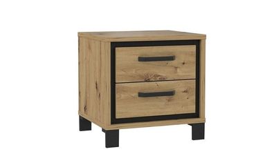 Nachttisch Trondheim TDHK011 Nachtschrank 2 Schubladen Schlafzimmer Nachtkästchen